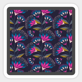 abstract flowers Sticker